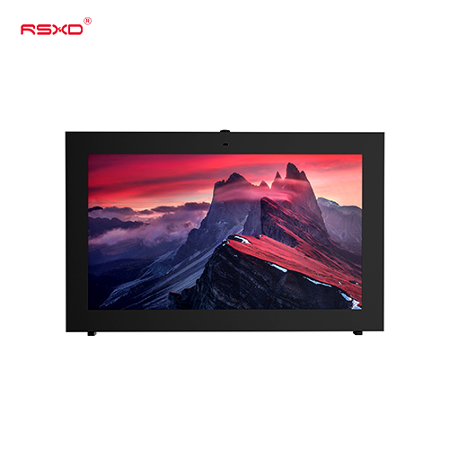 Wall-mounted outdoor advertising display