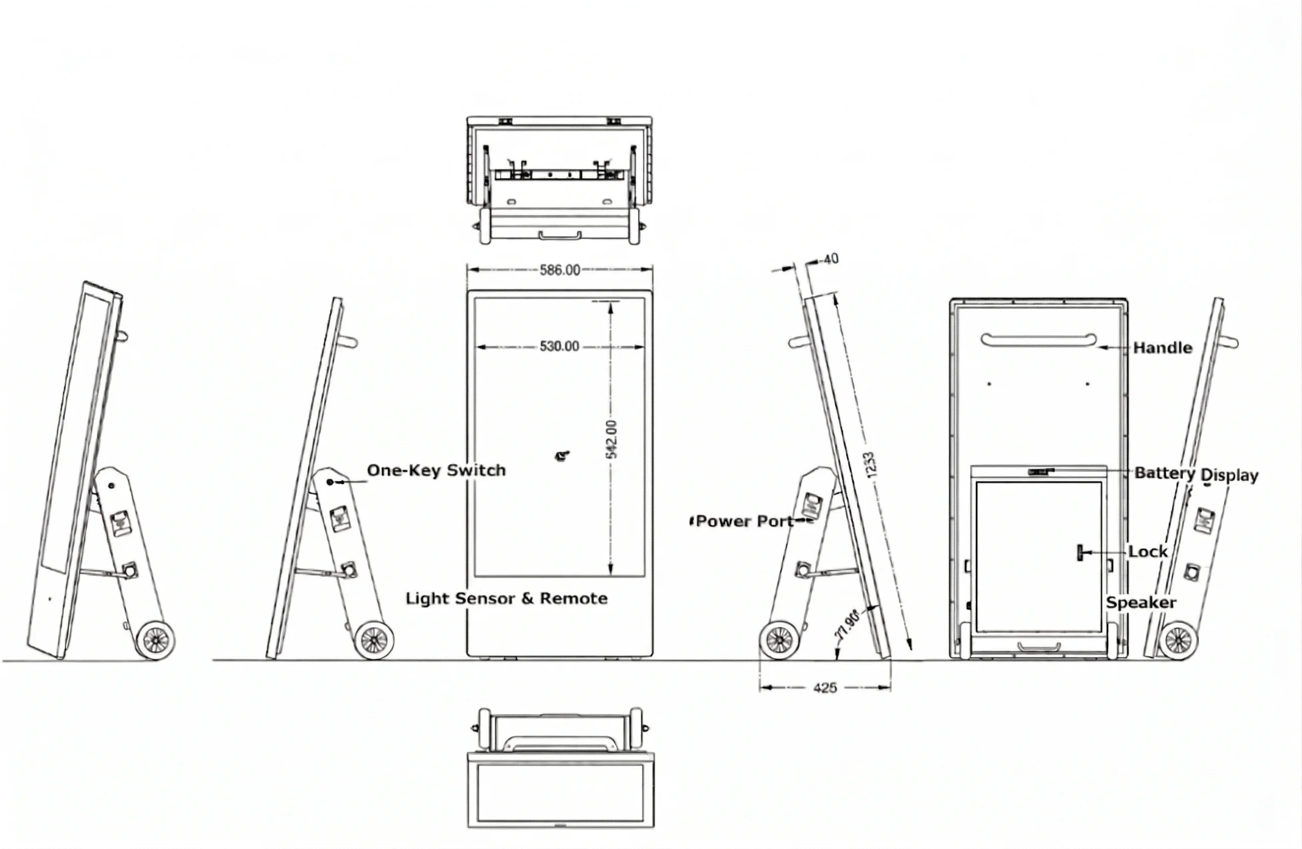 Product size diagram