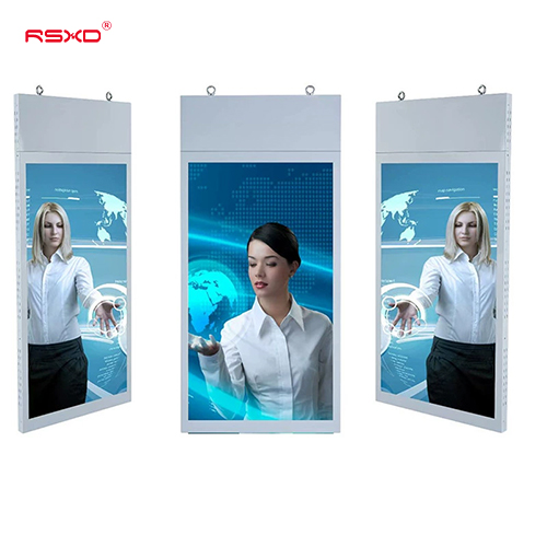 Dual-screen advertisingmachine