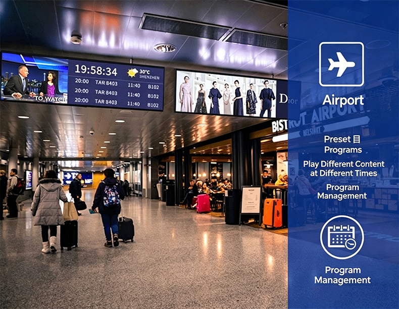 Widely used in various industry scenarios-Airport