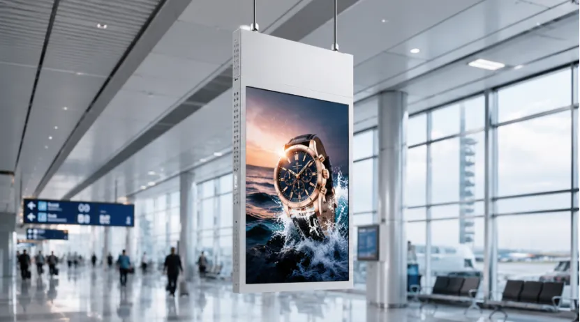 B2B Checklist Buying Hanging Double-Sided LCD Displays RSXD