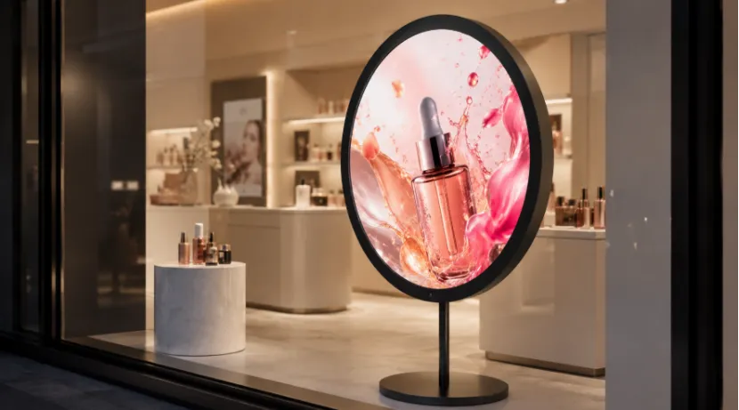 Circular LCD Display Applications in Commercial Spaces